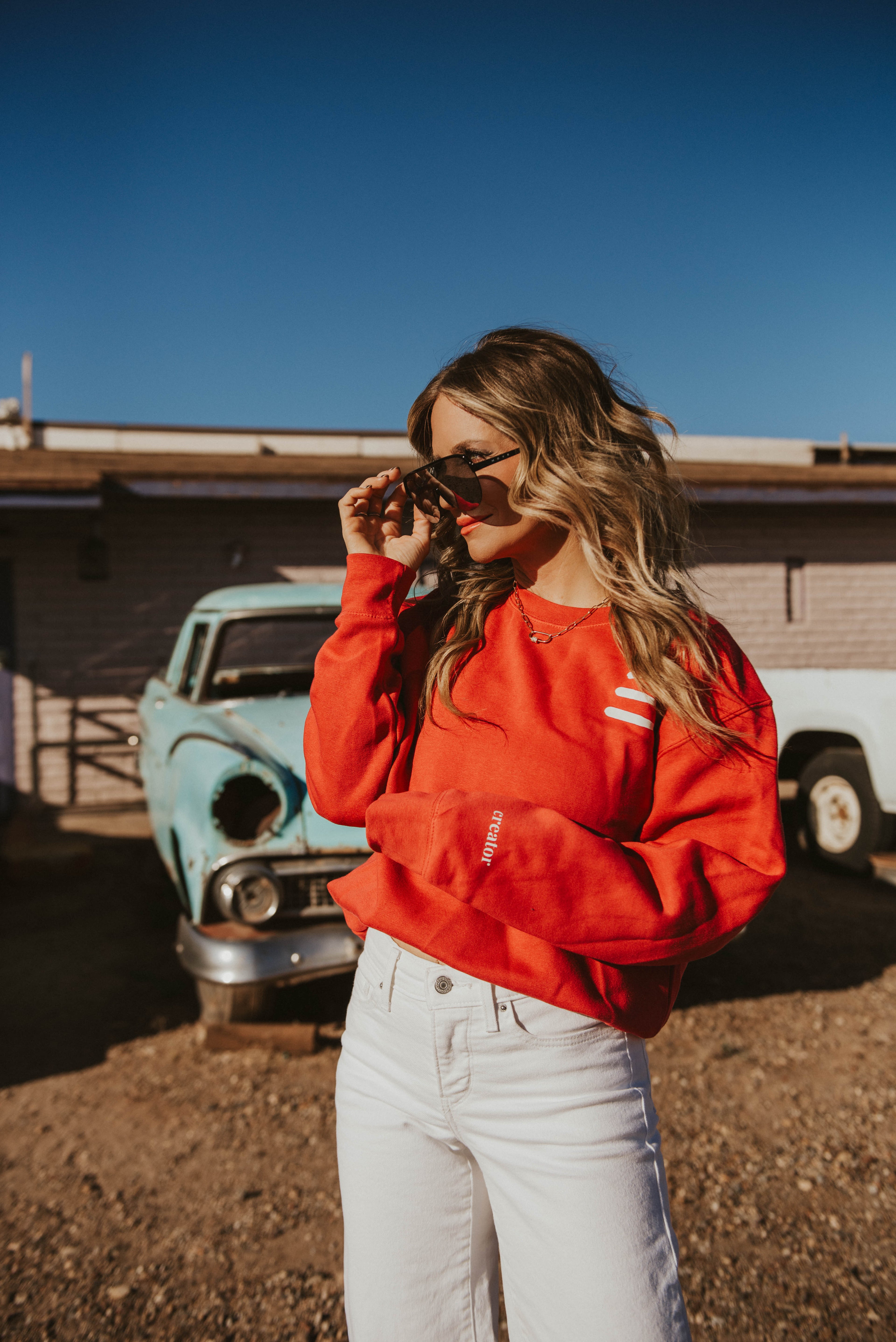 MY ELMNT Crewneck - Crimson