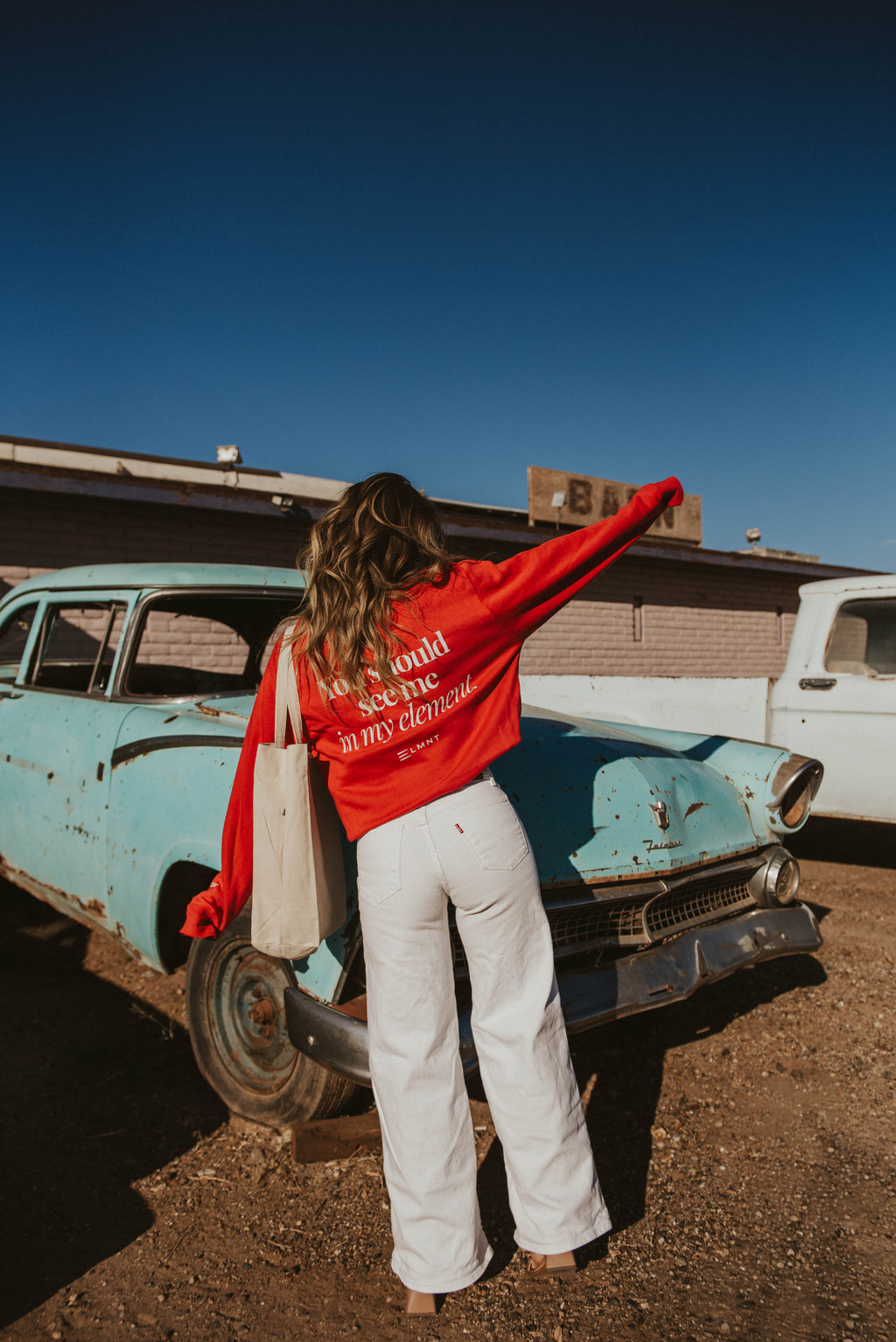 MY ELMNT Crewneck - Crimson